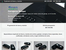 Tablet Screenshot of cerrajeroscoruna.net