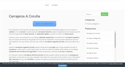 Desktop Screenshot of cerrajeroscoruna.com