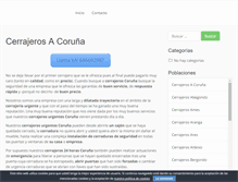 Tablet Screenshot of cerrajeroscoruna.com